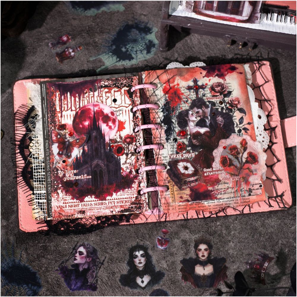 Dark Gothic Series PET Stickers 30 sheets image 3