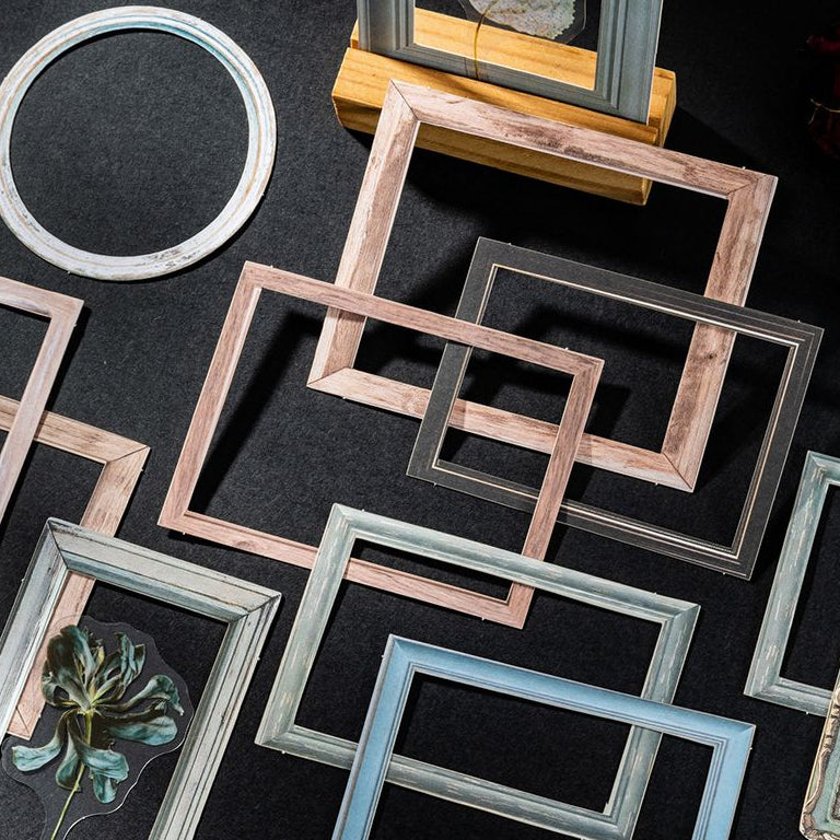 Frame Aesthetics Series PET and Paper Frame Set 20 Sheets 6 Styles image 2