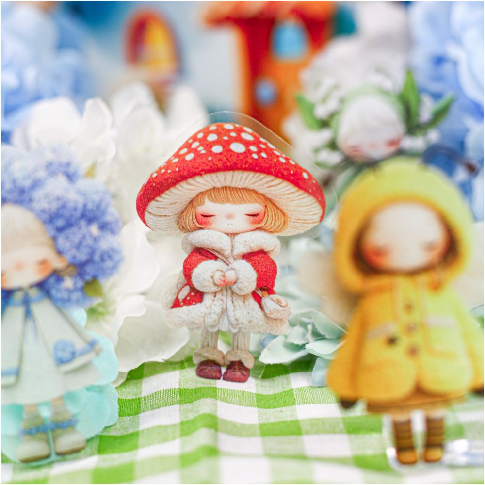 Sugar Velvet Series Doll PET Stickers 20 sheets 6 Styles image 3