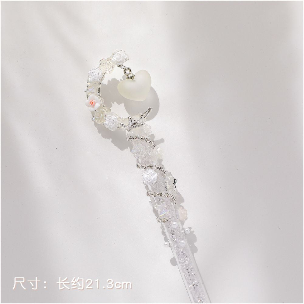 Butterfly broken diamond quicksand pen knife 18 Styles