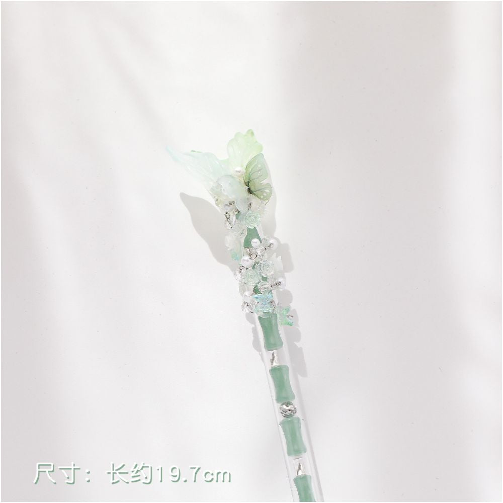 Butterfly broken diamond quicksand pen knife 18 Styles image 15