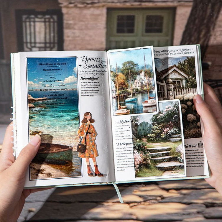 Large Size Landscape Washi Tape 6 Designs 8cm x 2m image 2