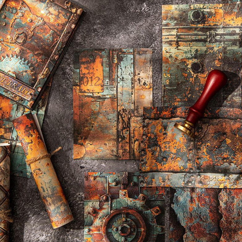 Rusty Mystery Series Textured Paper 6 Styles 30 Sheets image 2