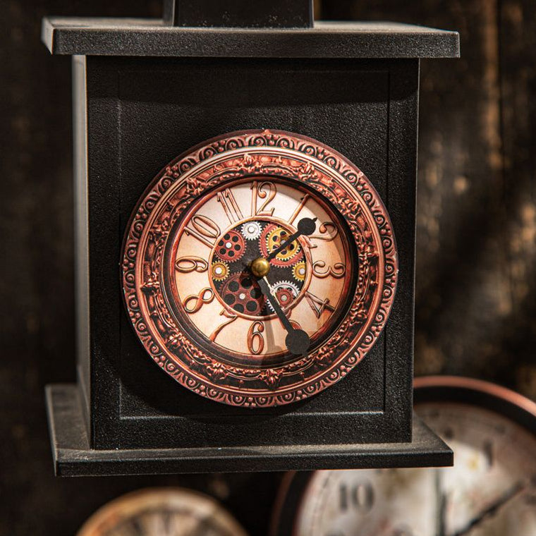 Time Series Retro Clock Hard Card Stickers 6 Designs 15 Pcs image 3