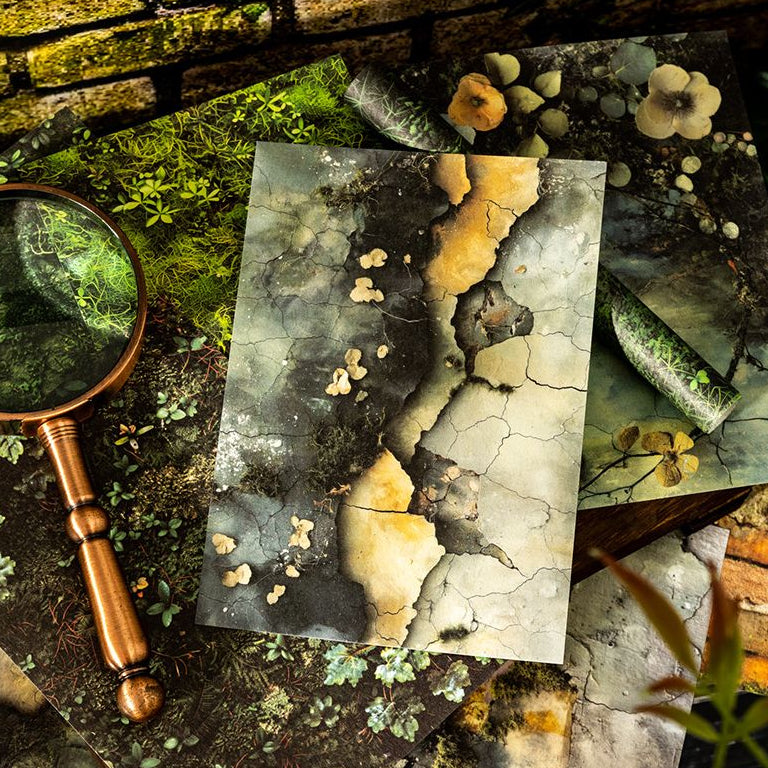 Nature s Touch Series Material Paper 6 Types 16 Pcs image 0