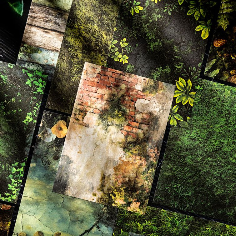 Nature s Touch Series Material Paper 6 Types 16 Pcs image 1