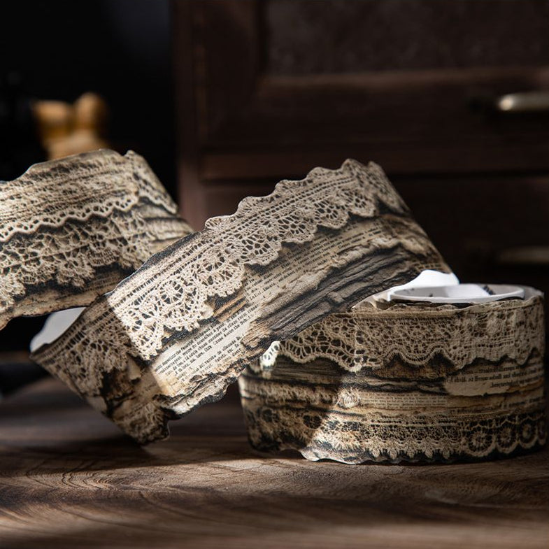 Vintage Lace Themed Washi Tape 6 Styles 4cm x 2m image 1