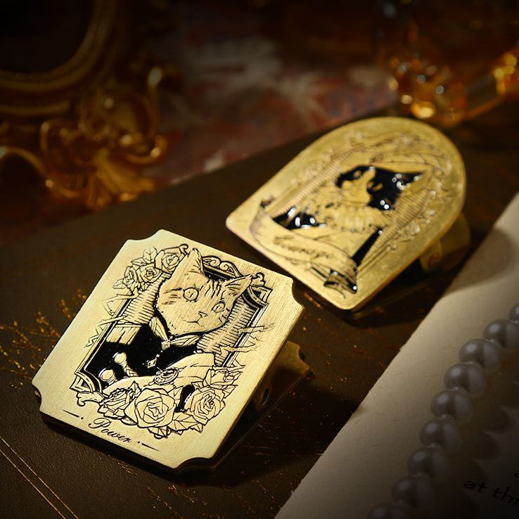 Cat Noble Series Original Journal Clip 4 Styles image 0