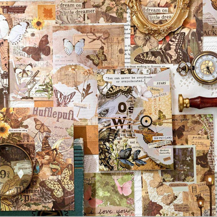 Collage Workshop Series Material Paper 6 Designs 30 Pcs image 1