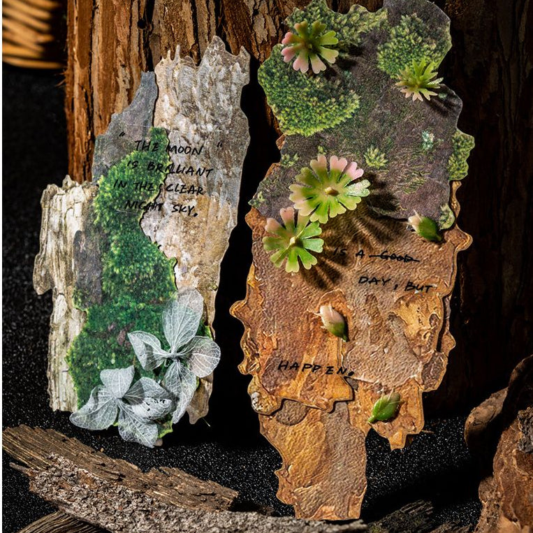 Natural Landscape Paper Stickers 4 Styles 20 Pcs image 0