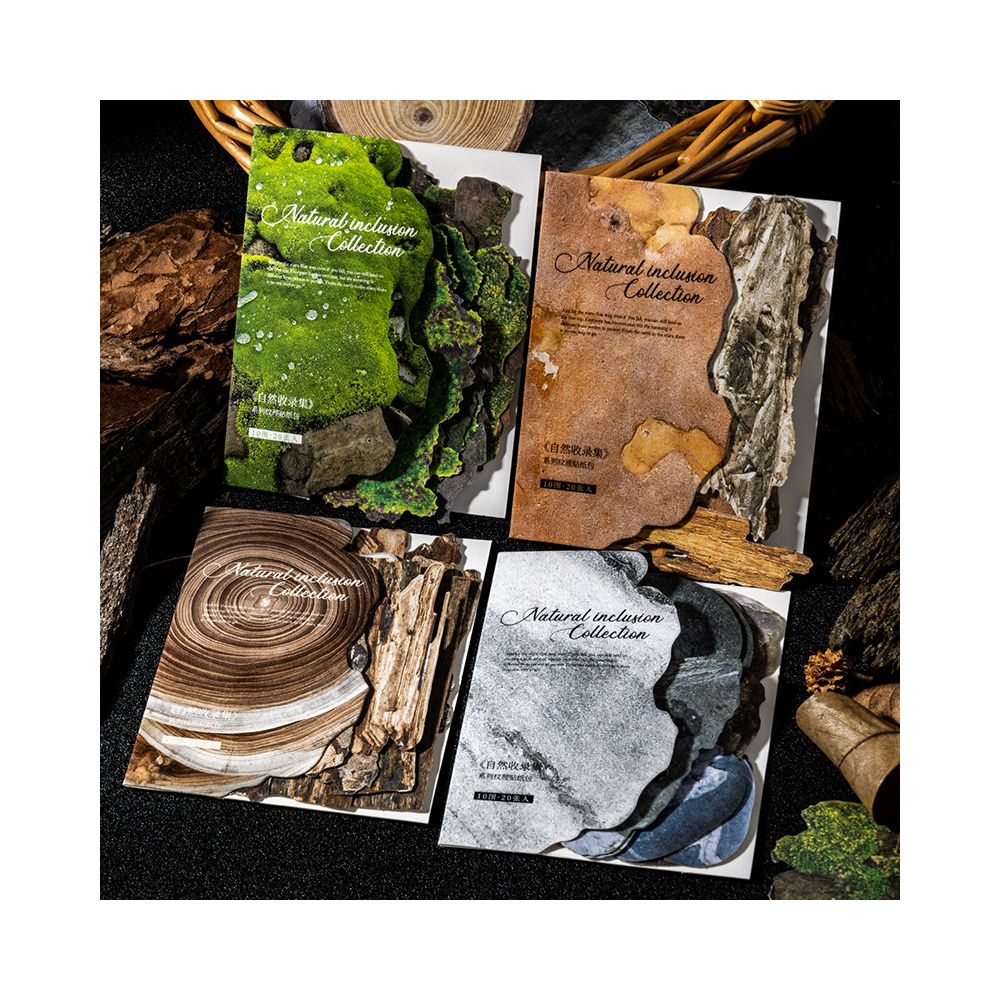 Natural Landscape Paper Stickers 4 Styles 20 Pcs image 2