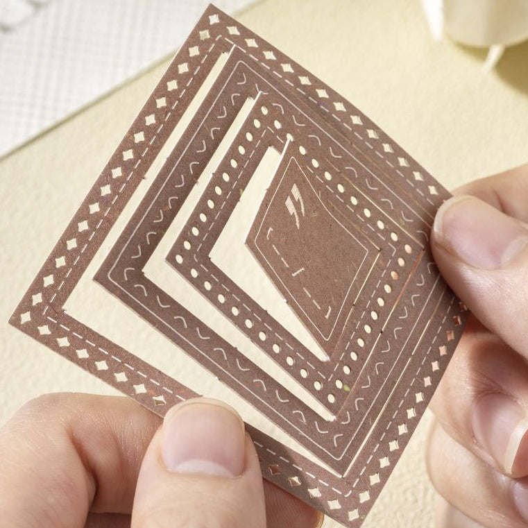 Tear Off Border Paper Stickers 10 Pcs 6 Styles image 0