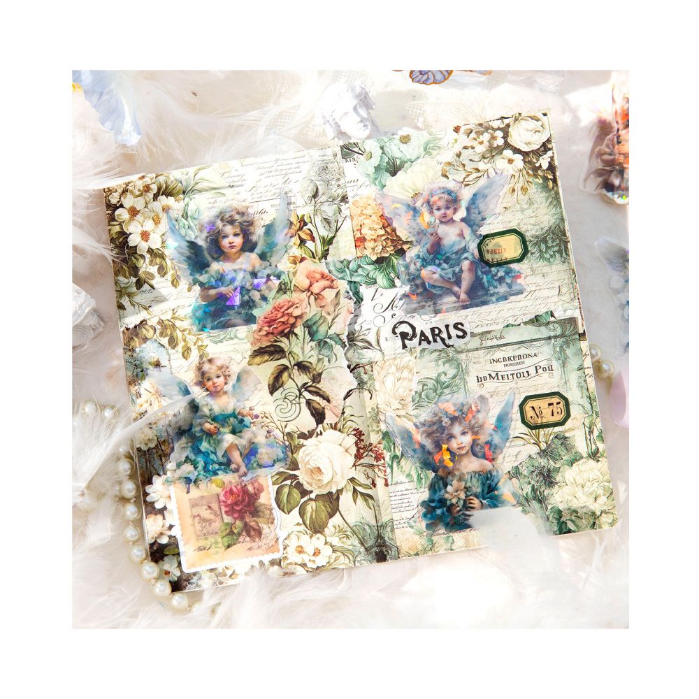 Angels Series PET Stickers 10 Sheets 6 Styles image 1