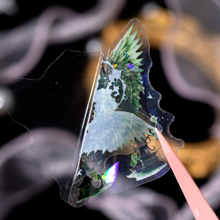 Angel Wings Series PET Stickers 20 Sheets 6 Styles image 0