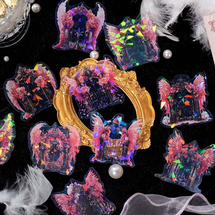 Angel Wings Series PET Stickers 20 Sheets 6 Styles image 1