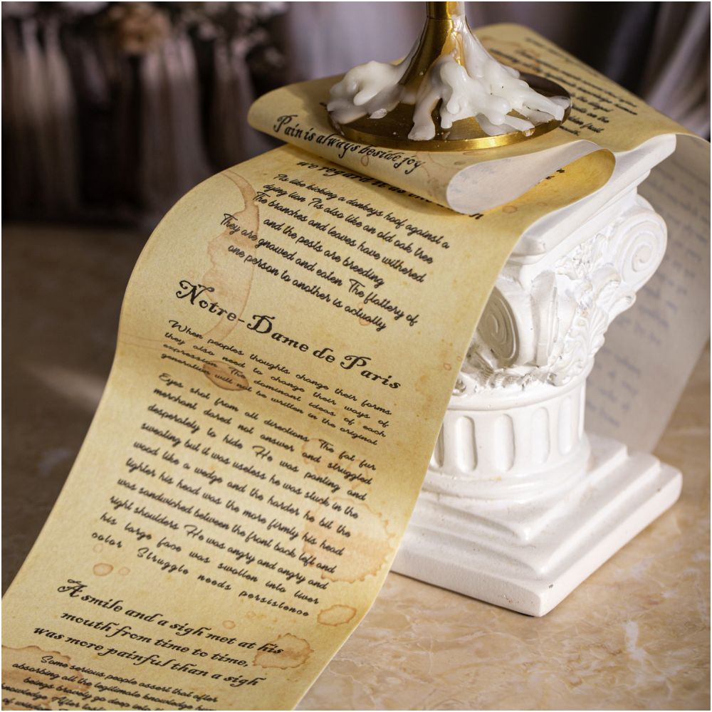 Writer s Manuscript Series Washi Tape 6 Designs 9cm x 2m image 0