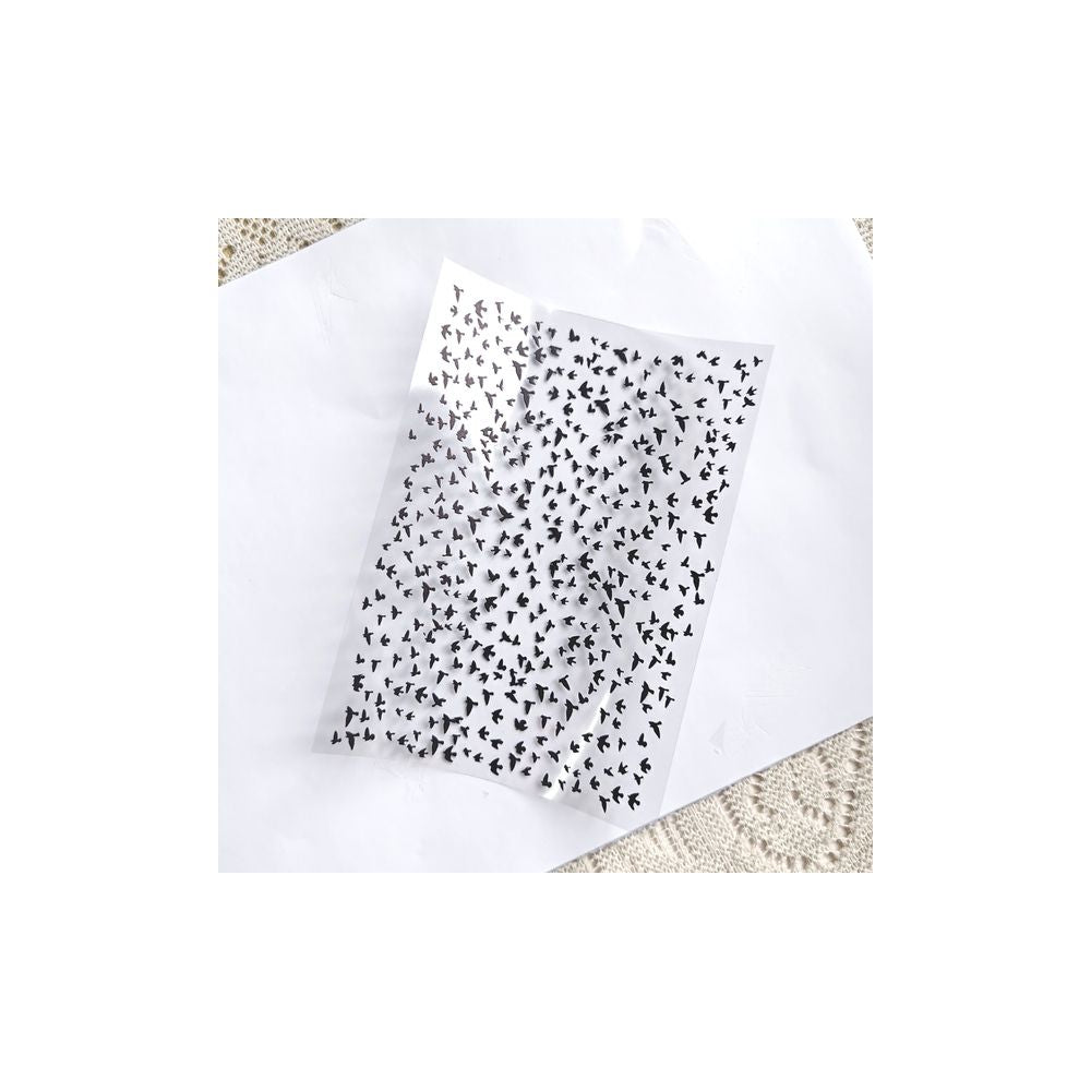 Homemade bird PET stickers image 0