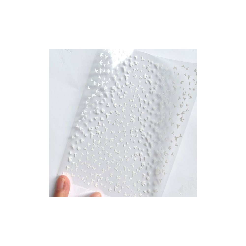 Homemade bird PET stickers image 3