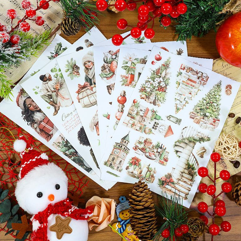 Characters backgrounds sticker books 20 Sheets 5 Styles image 1