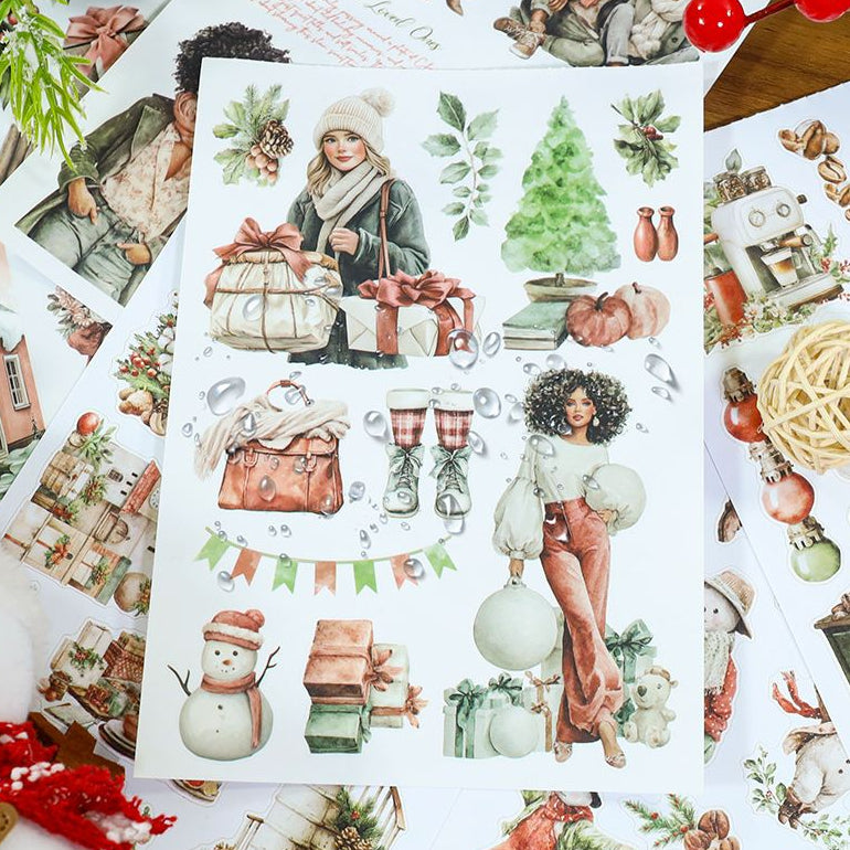 Characters backgrounds sticker books 20 Sheets 5 Styles image 3