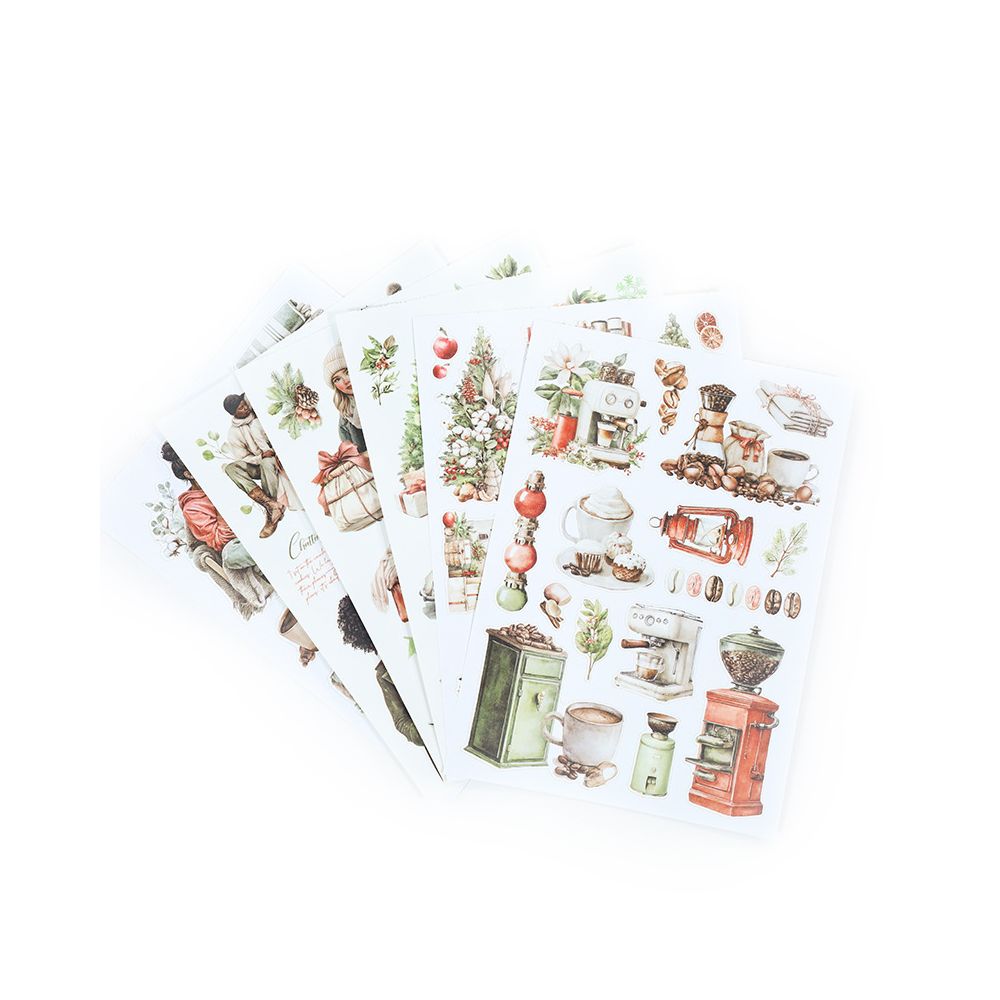 Characters backgrounds sticker books 20 Sheets 5 Styles image 4