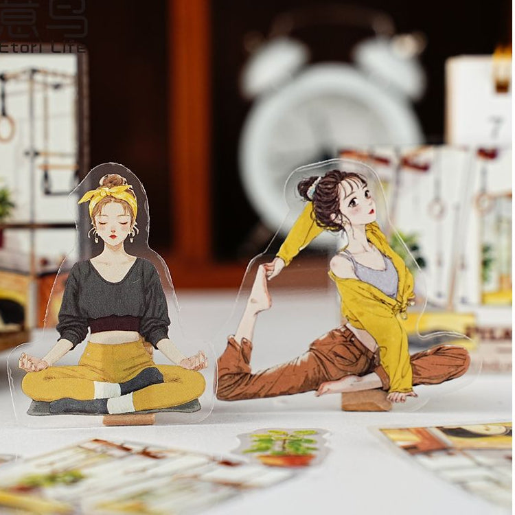 Sports Girl Series PET Sticker Pack 6 Designs image 3