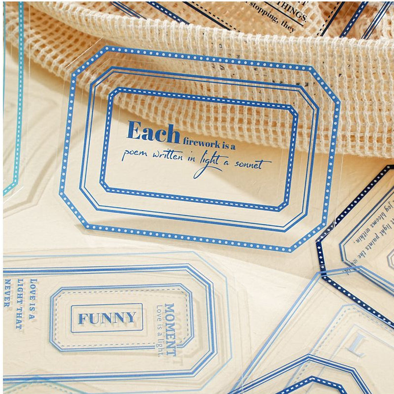 Frame Series PET Sticker Pack 6 Designs 20 Pcs image 2