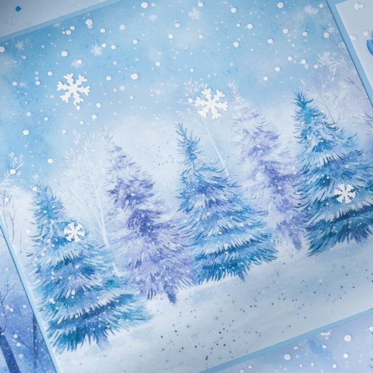 Window Snow Series 3D Sticker Pack 6 Designs 10 Sheets image 1