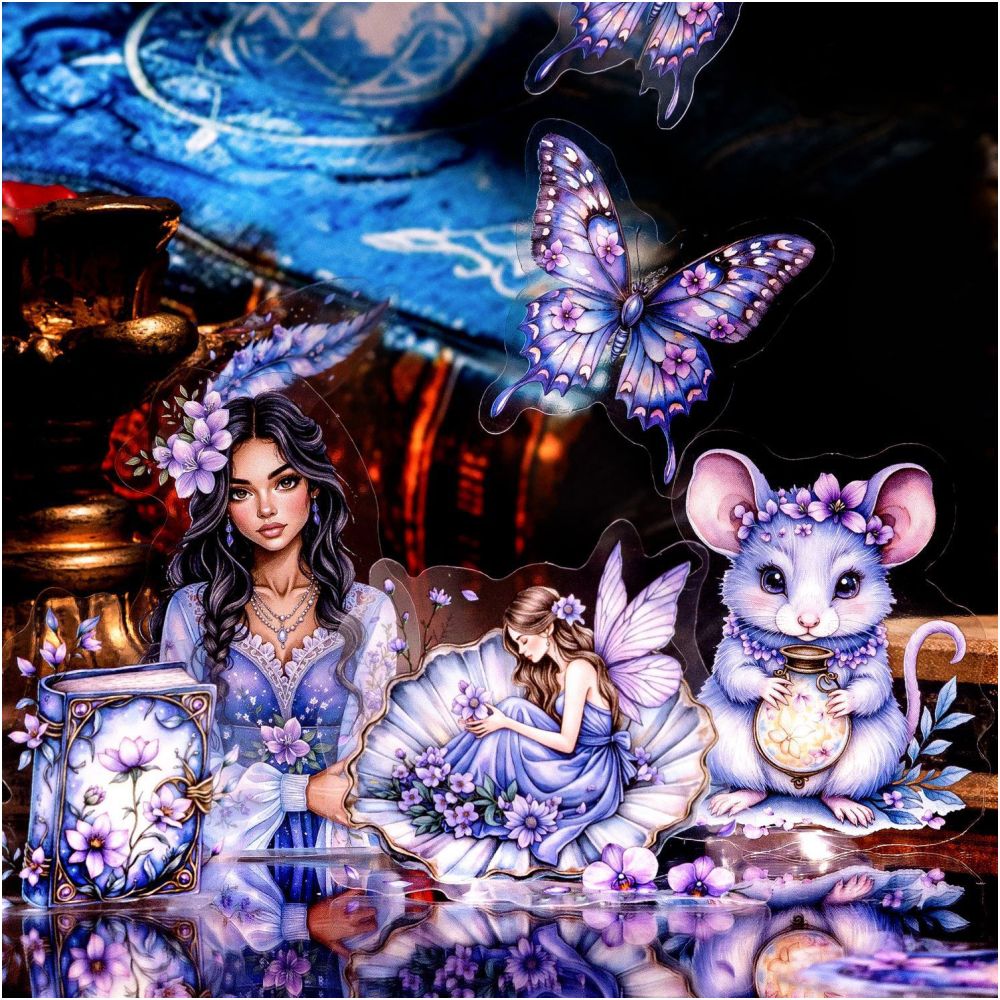 Fantasy Series PET Sticker Pack 40 Pcs 6 Styles image 0