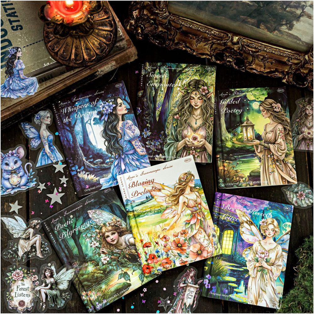 Fantasy Series PET Sticker Pack 40 Pcs 6 Styles image 2