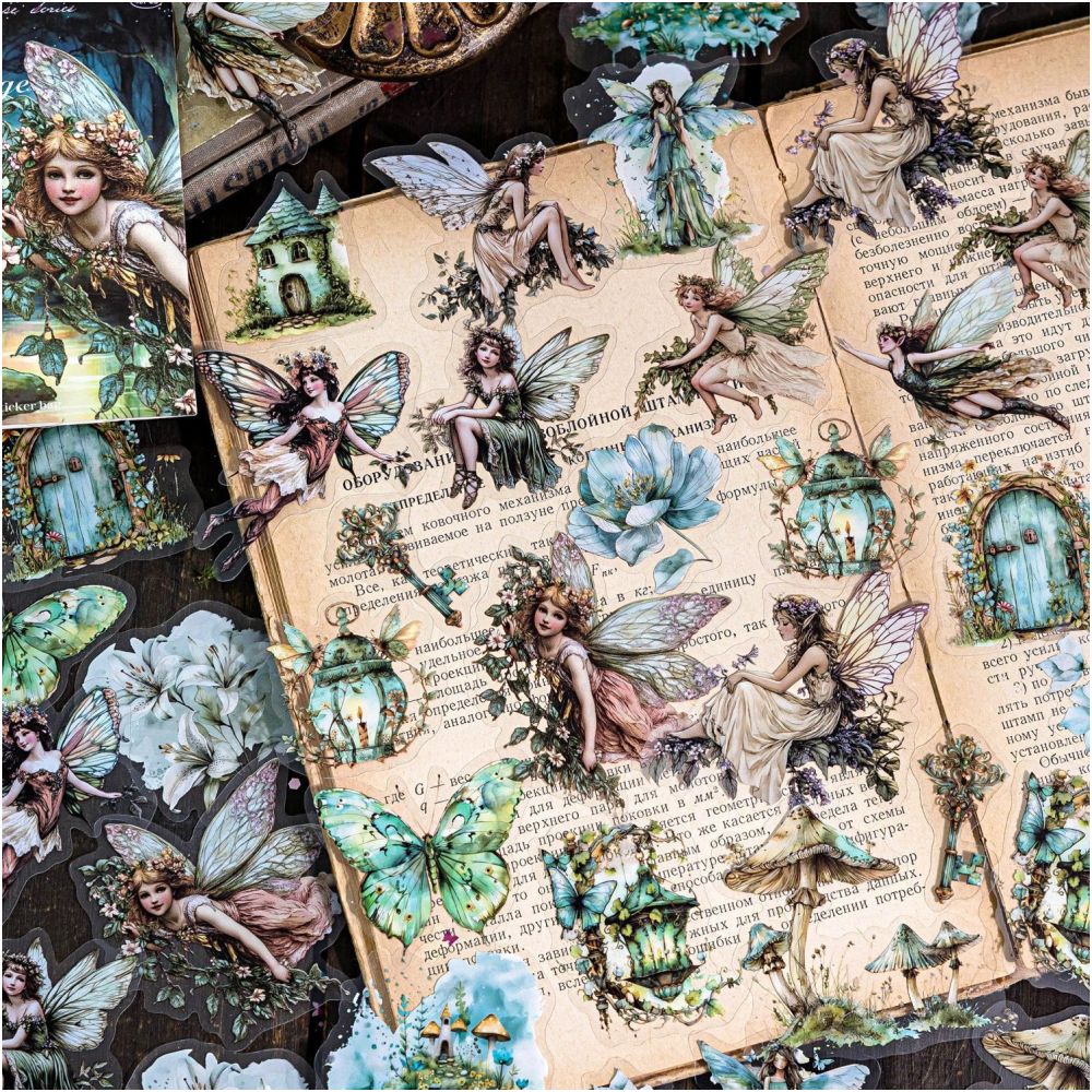 Fantasy Series PET Sticker Pack 40 Pcs 6 Styles image 3