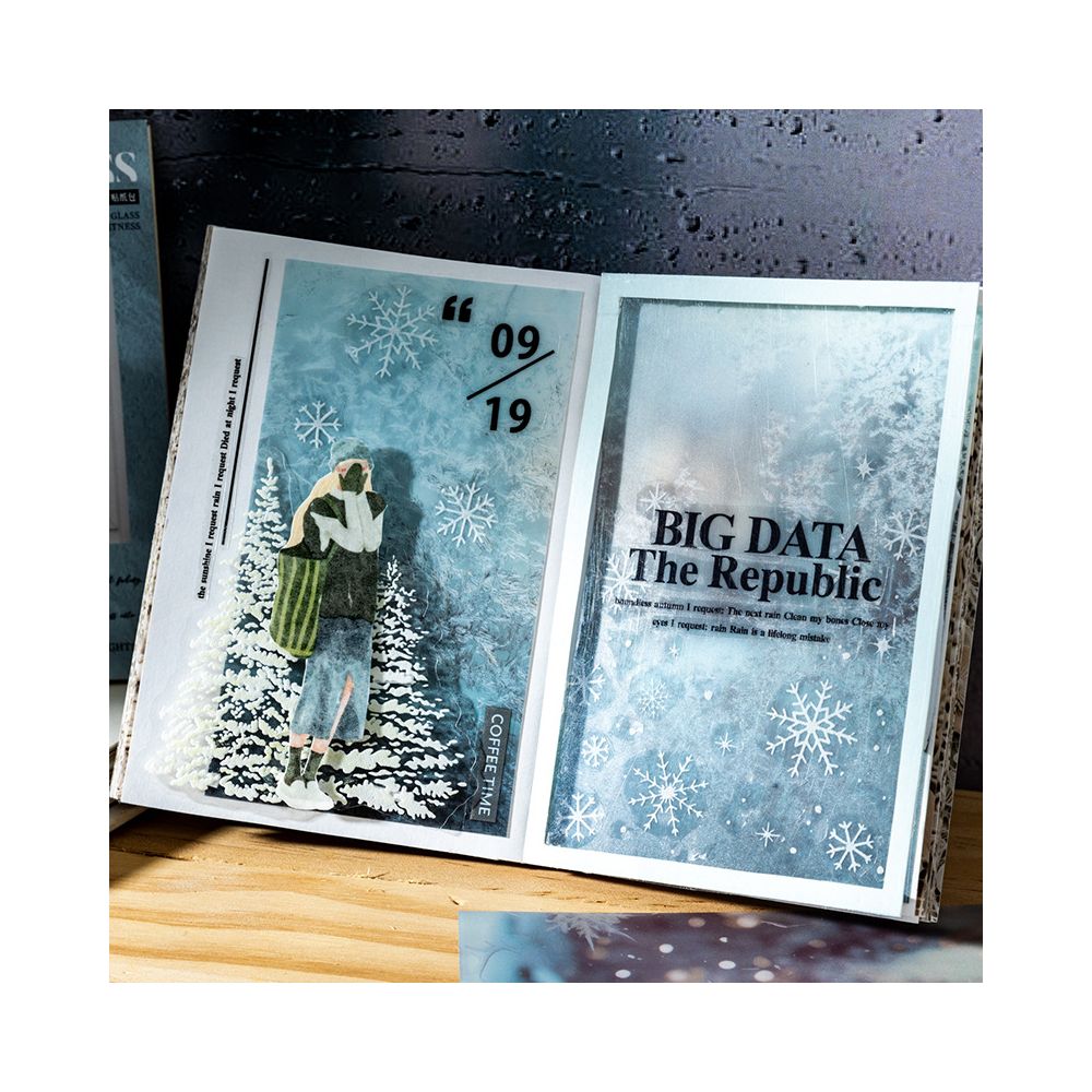 Light Shines Through Glass Series PET Stickers 20 Pcs 6 Styles image 3