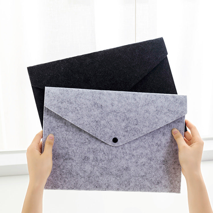 Custom Felt A4 File Clutch Bag – Advertising Folder - ViktaShop