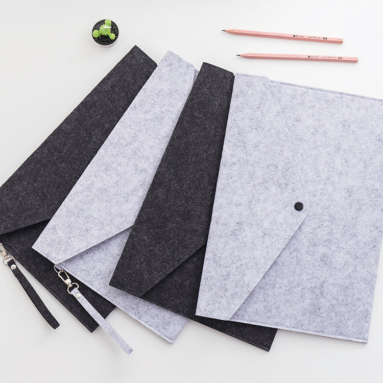 Custom Felt A4 File Clutch Bag – Advertising Folder - ViktaShop