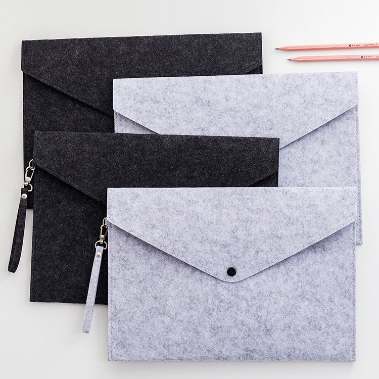Custom Felt A4 File Clutch Bag – Advertising Folder - ViktaShop