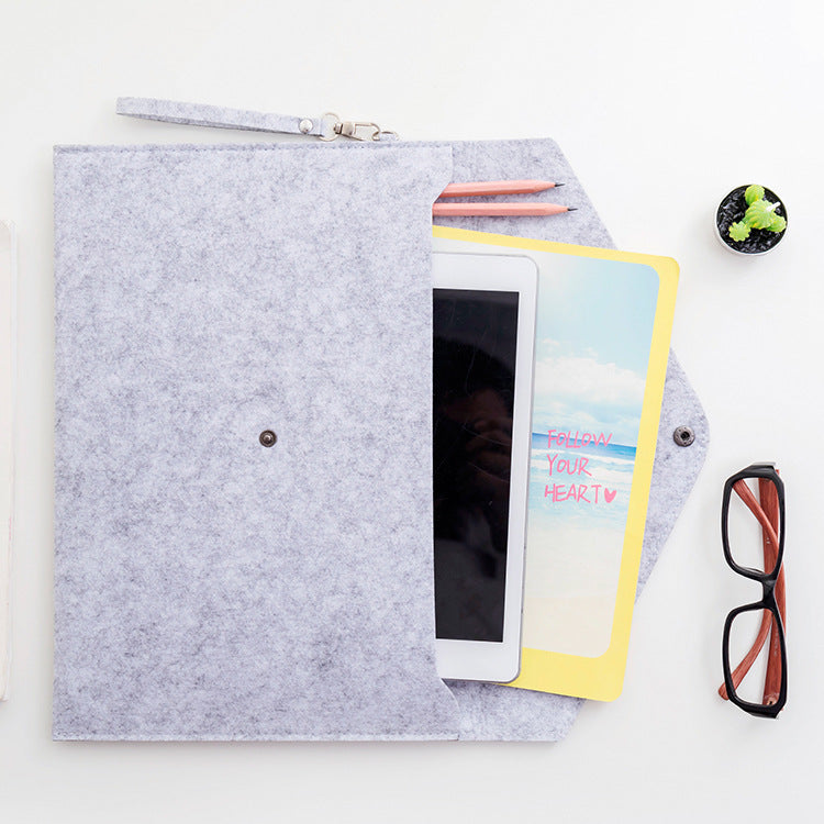 Custom Felt A4 File Clutch Bag – Advertising Folder - ViktaShop