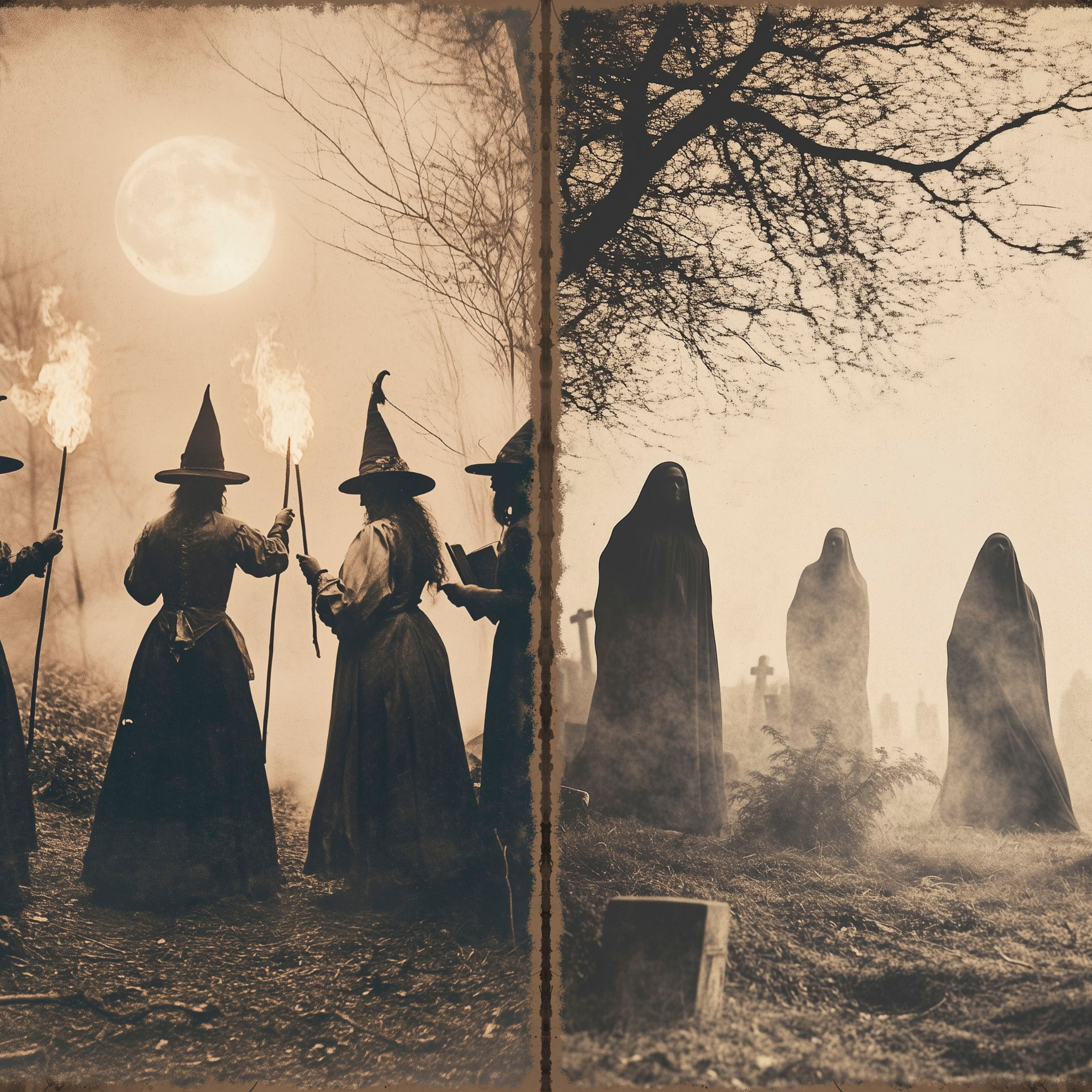 LunicArtDesign Witchy Photographs material paper 5.5 x 8.5 inches 20 different sheets