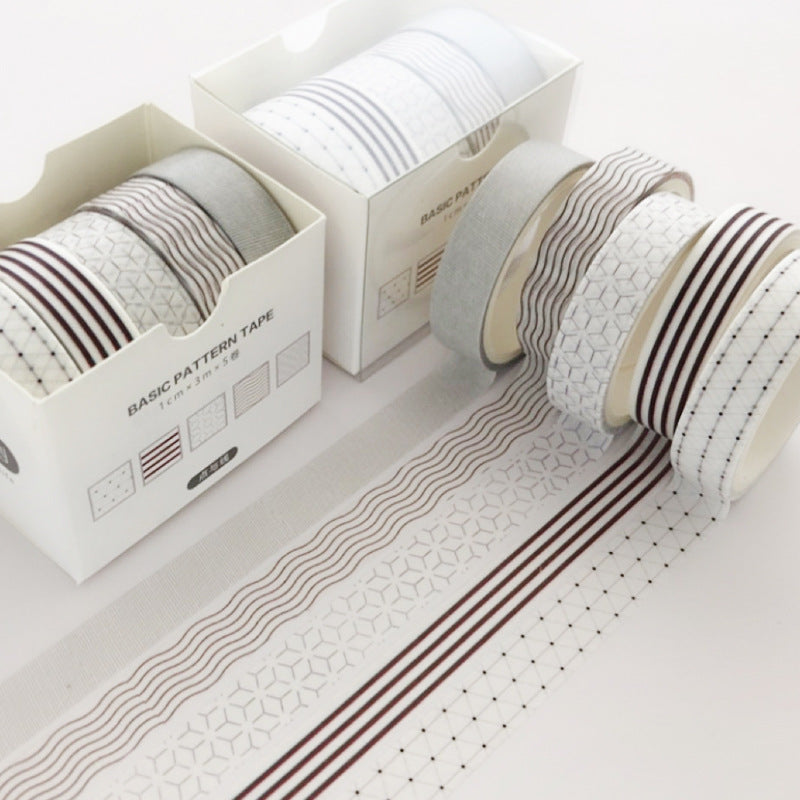 Japanese Style DIY Decorative Washi Tape Set, 3m - ViktaShop