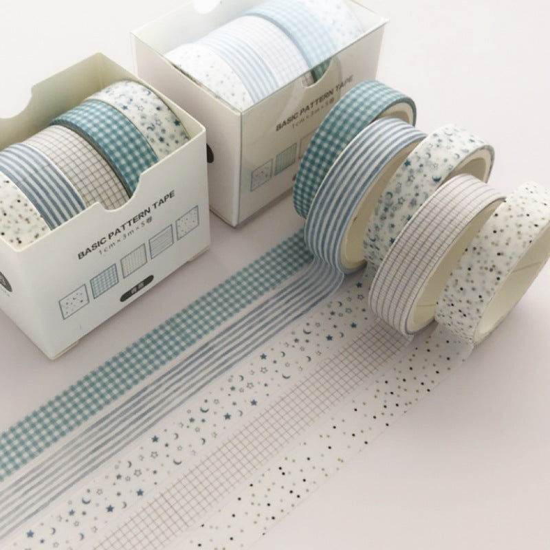 Japanese Style DIY Decorative Washi Tape Set, 3m - ViktaShop