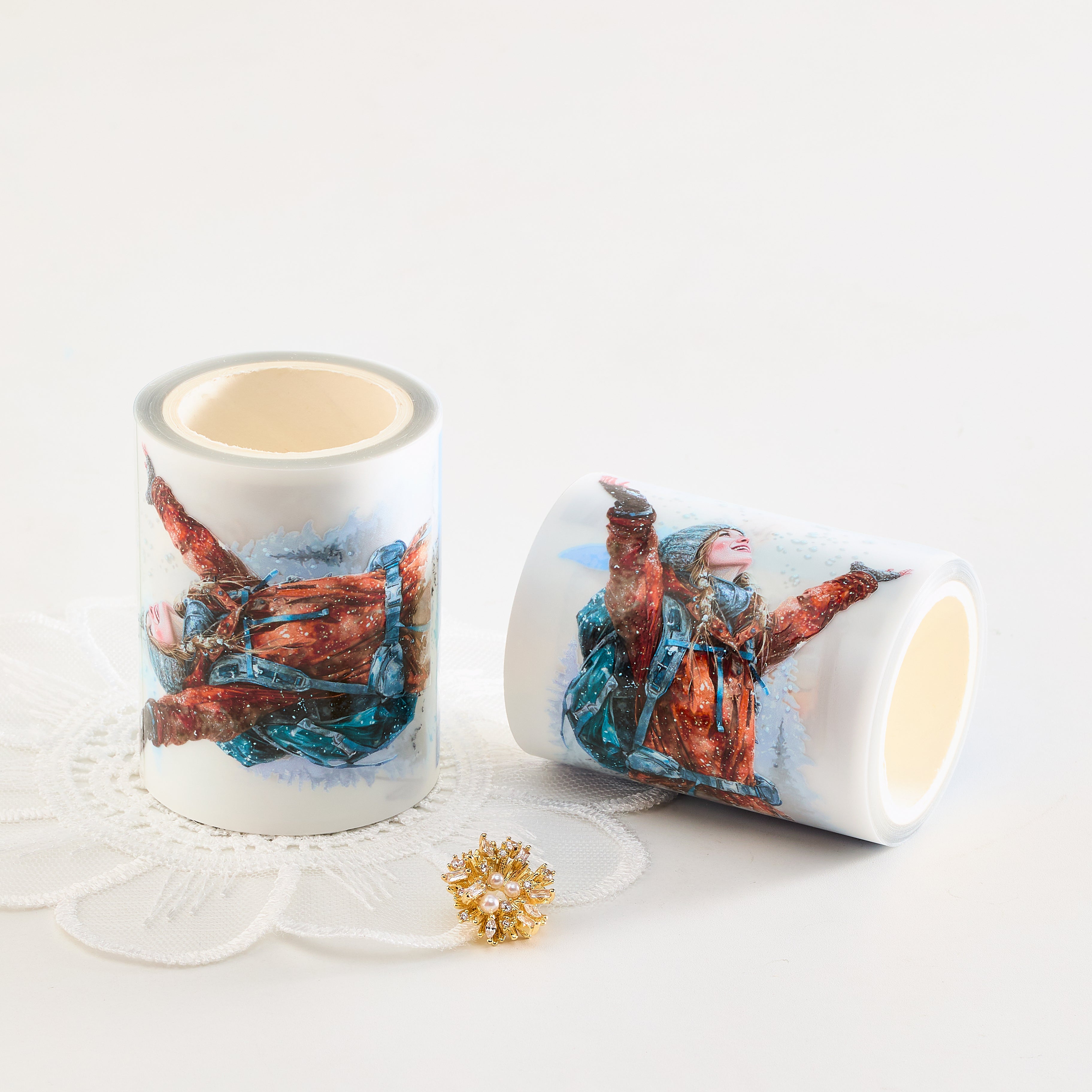 Shiimmer Snowfield PET Tape 6cm x 1m