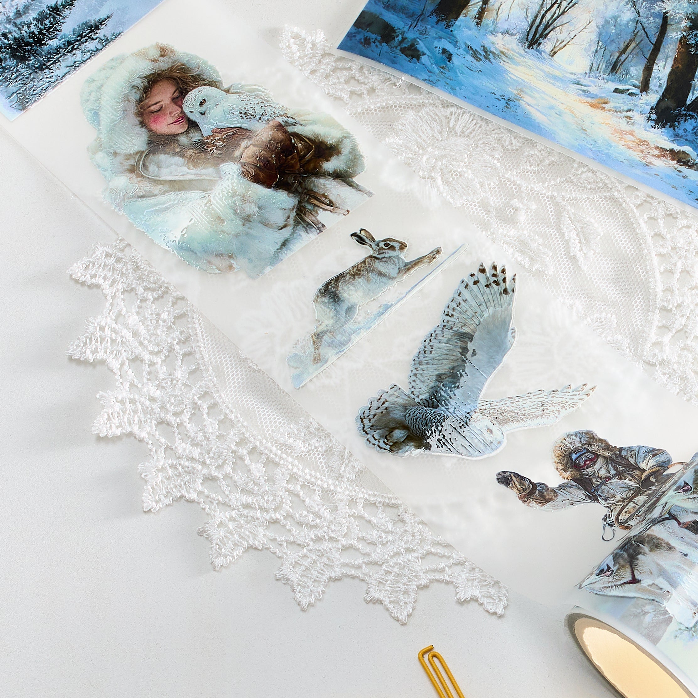 Shiimmer Arctic Woods PET Tape 6cm x 1m - Viktashop.com