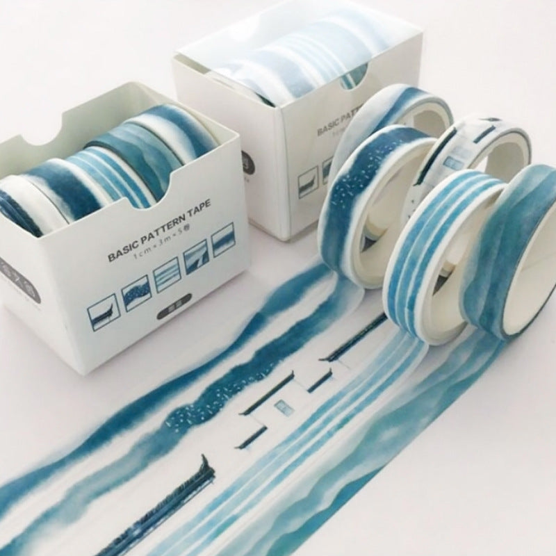 Japanese Style DIY Decorative Washi Tape Set, 3m - ViktaShop