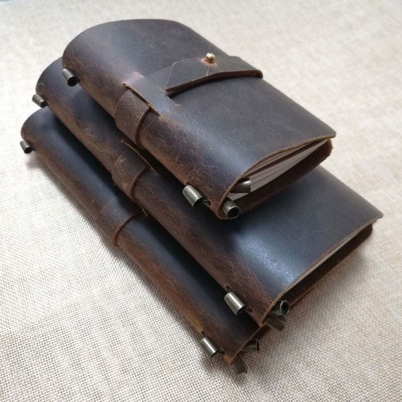 Retro A5 Loose-Leaf Notebook – Business Travel Diary - ViktaShop