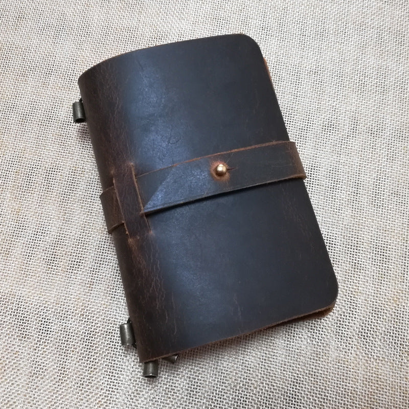 Retro A5 Loose-Leaf Notebook – Business Travel Diary - ViktaShop