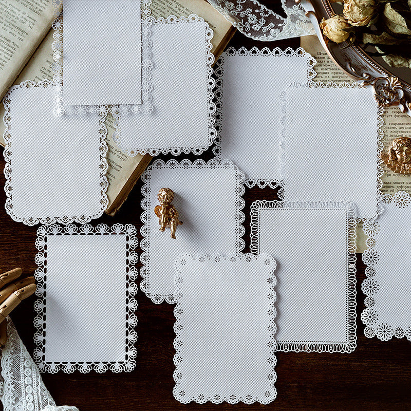 Hollow Lace Paper – Alice Tea Party Series, 8 Options - ViktaShop