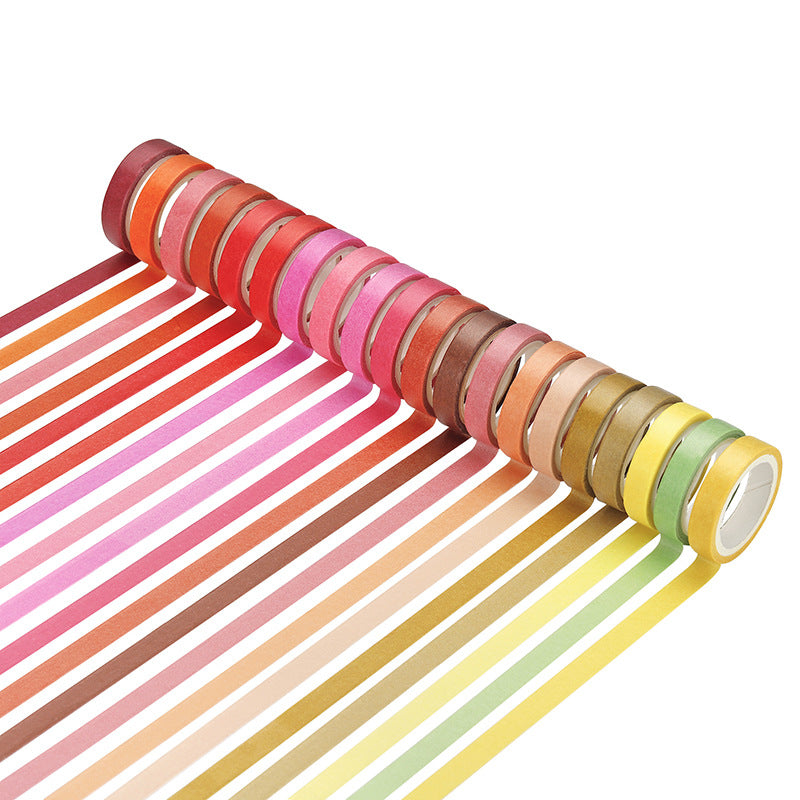 Basic solid color tape box set 60 psc