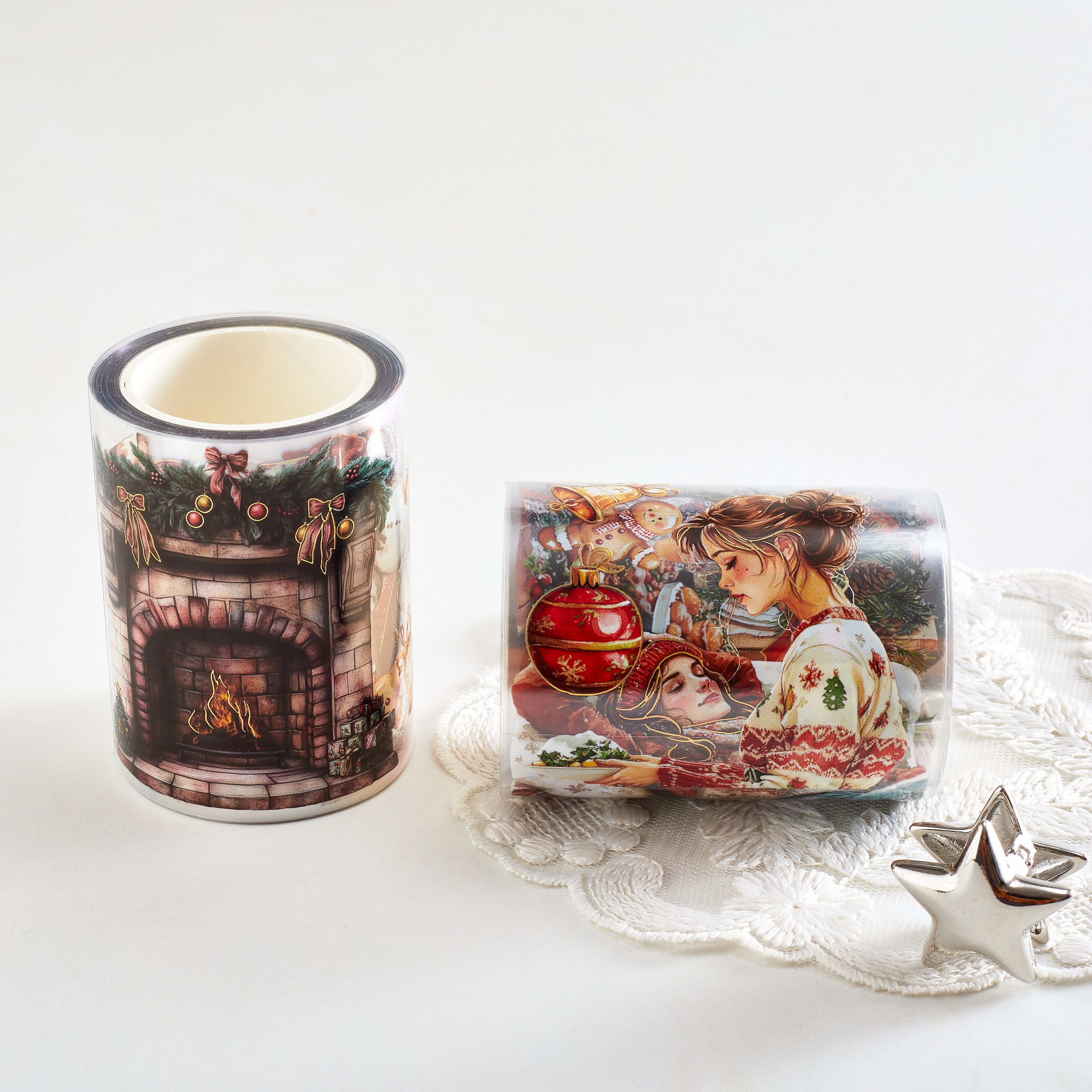 Shiimmer Christmas Indoors PET Tape 6cm x 5m