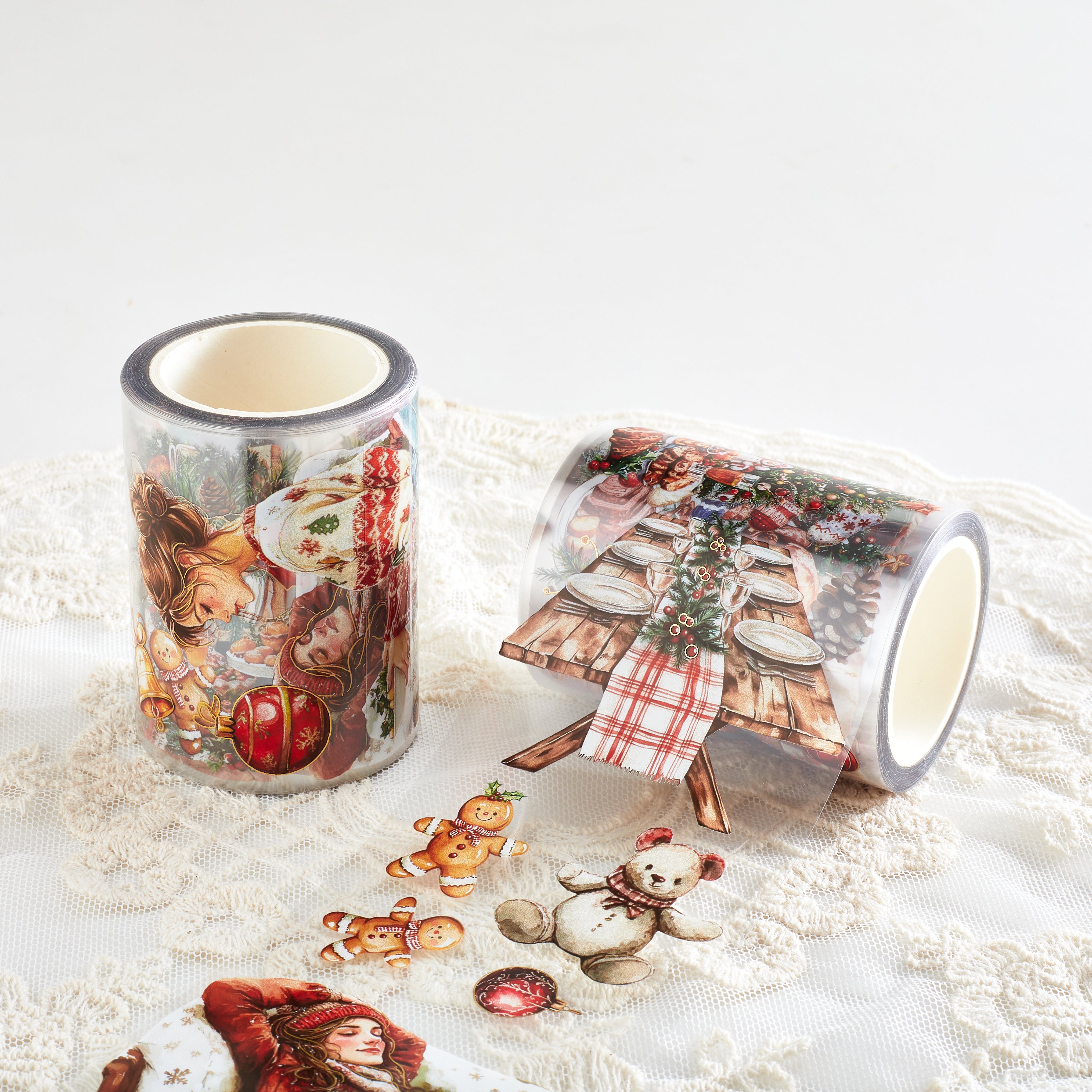 Shiimmer Christmas Indoors PET Tape 6cm x 5m