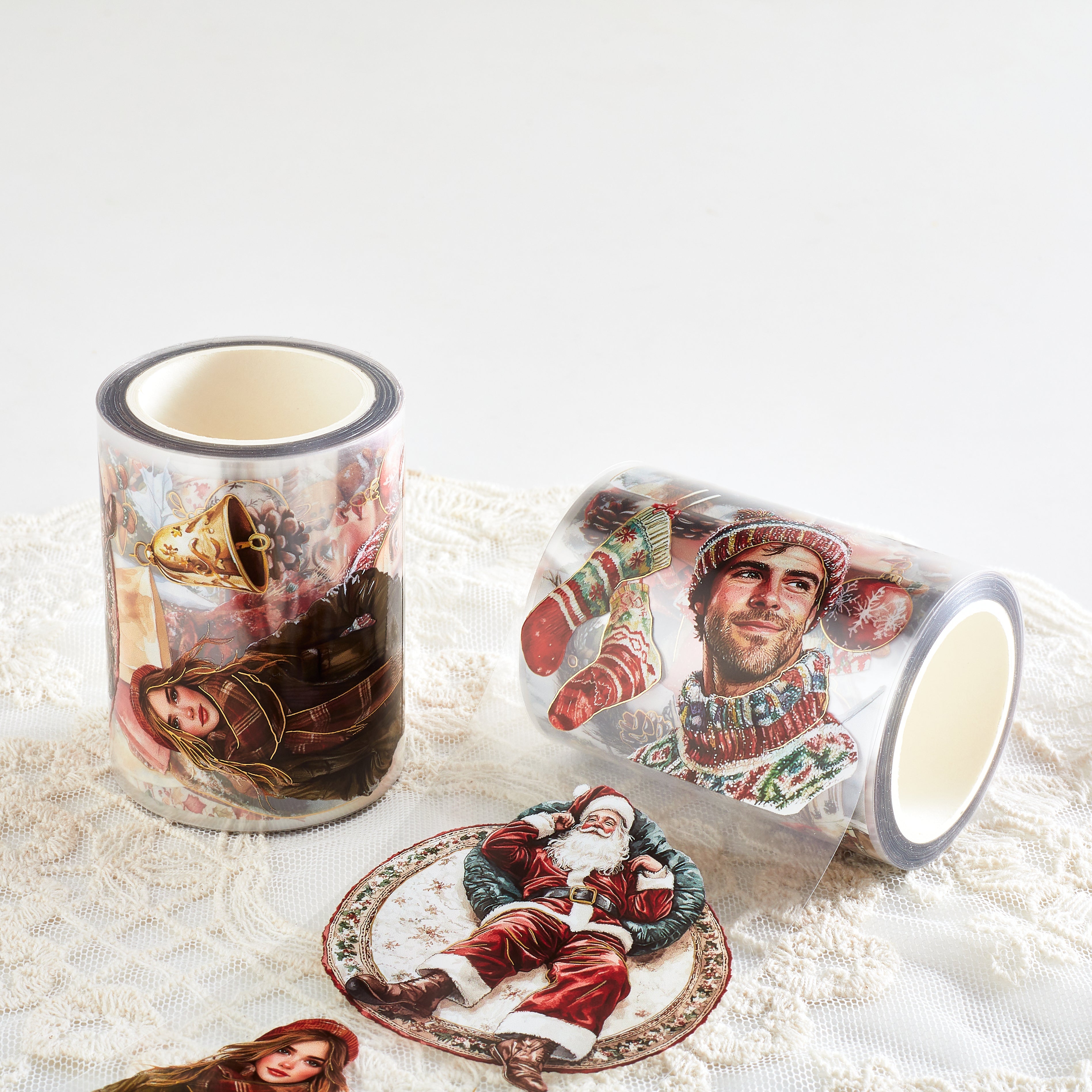 Shiimmer Christmas Outdoors PET Tape 6cm x 5m