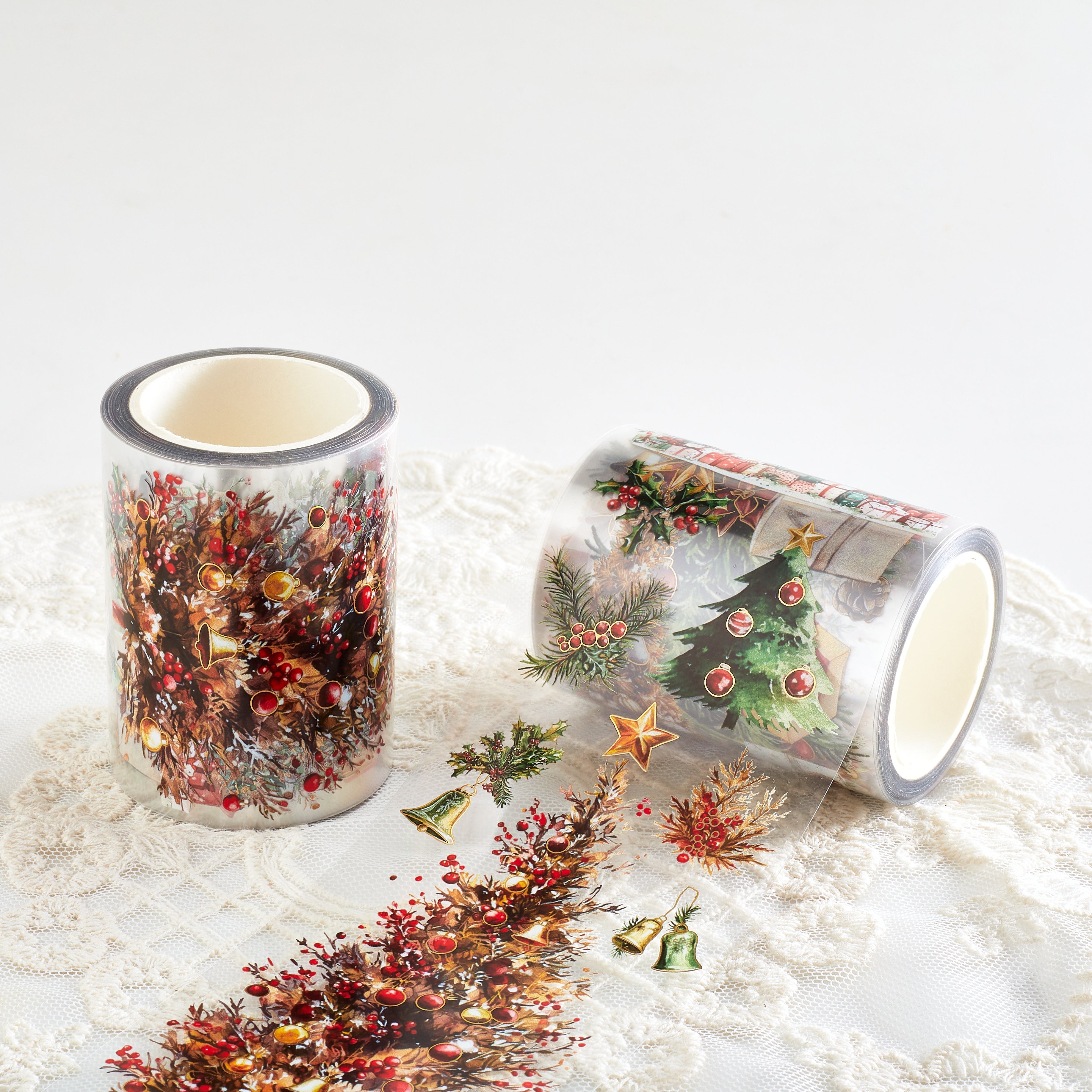 Shiimmer Around The Christmas Trees PET Tape 6cm x 5m